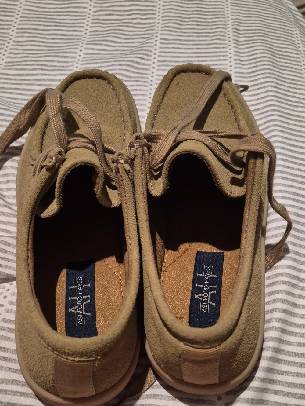 Men's Suede Casual Shoes in Tan
